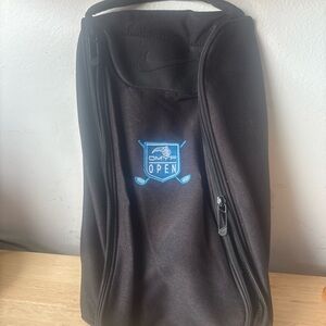 Nike Black Bag with Blue Accents